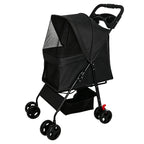 Foldable Pet Stroller for Small Dogs and Cats