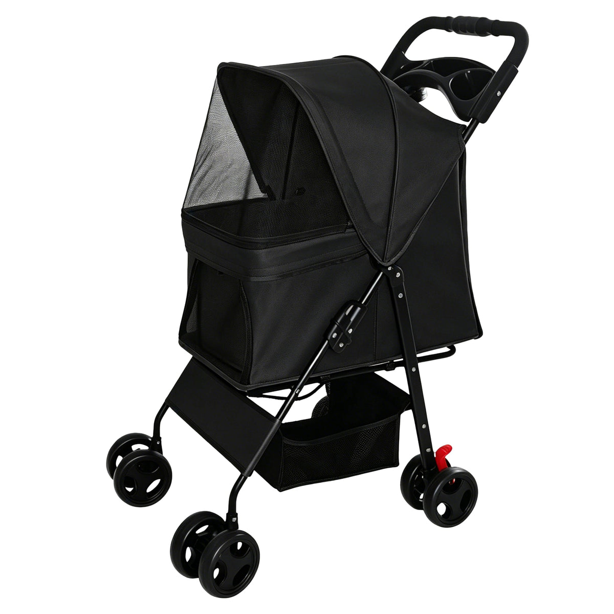 Foldable Pet Stroller for Small Dogs and Cats