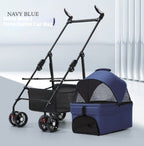 Pet Stroller For Dogs And Cats Lightweight And Foldable