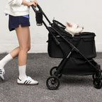 Pet Stroller All-in-one Foldable And Lightweight