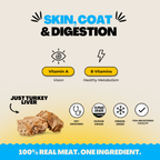 Freeze-Dried Turkey Liver Dog Treats