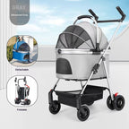 Multi-Functional Pet Stroller For Medium To Large DogsPerfect For Outdoor Adventures