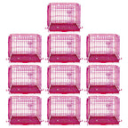 24-42" Pink Wire Dog Crate RED24-42