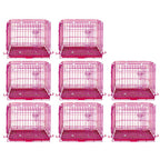 24-42" Pink Wire Dog Crate RED24-42