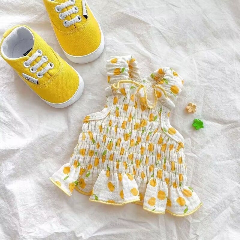 Dog Pet Clothes Summer Halter Skirt