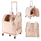 Japan-Korea Pet Carrier With Wheels, Portable And Large Capacity For Outings
