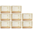 24-42" Copper Gold Wire Dog Crate GLD24/30/36/42