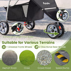 3 Wheel Pet Stroller for Small Dogs Cats up to 33 LBS