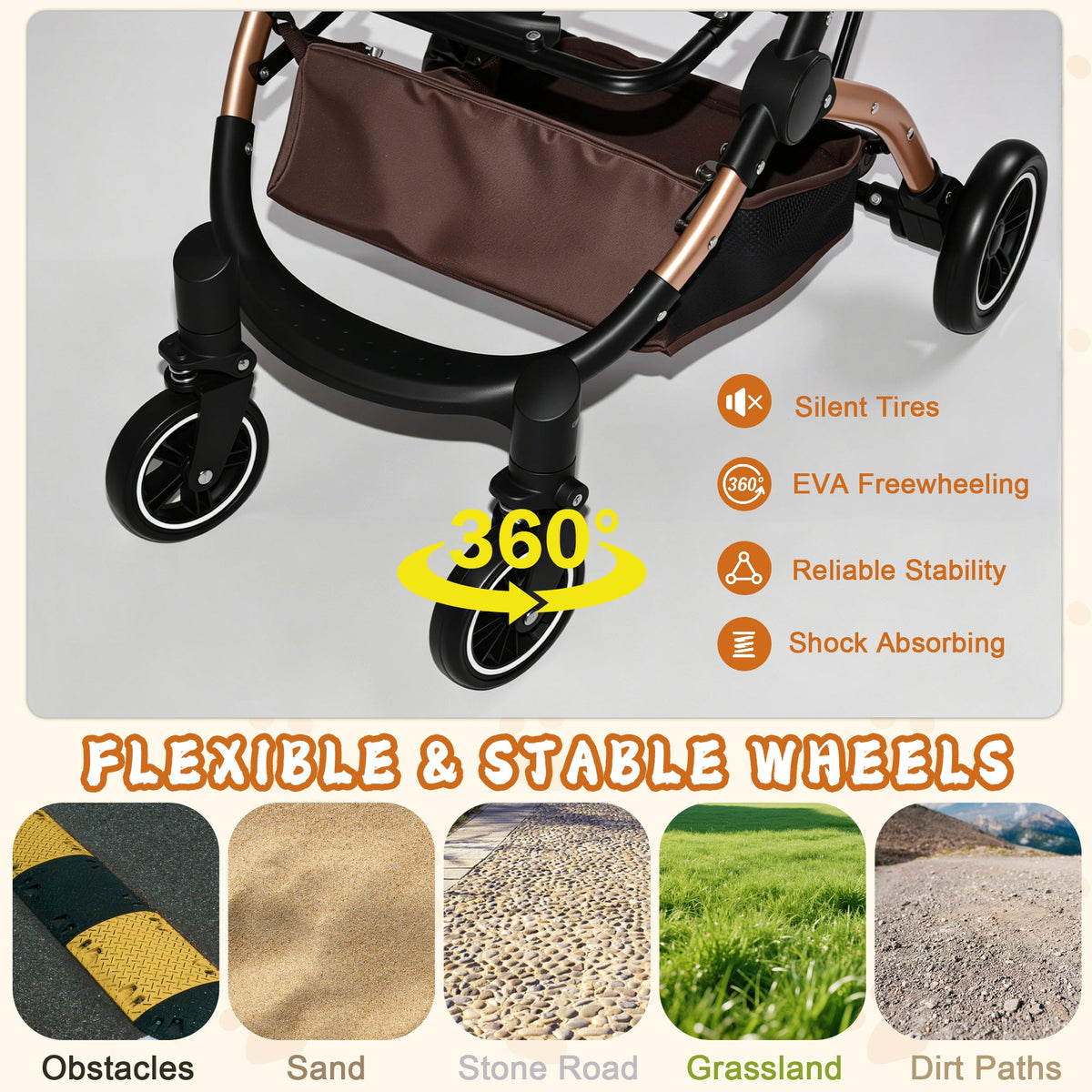 Pet Stroller for Dogs and Cats