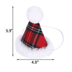 Christmas Triangle Pet Towel Santa Deer Print Dog Scarf Collar Premium Durable Fabric Holiday Decorative Bib For Pets