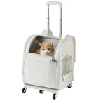 Japan-Korea Pet Carrier With Wheels, Portable And Large Capacity For Outings