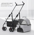 Pet Stroller For Dogs And Cats Lightweight And Foldable