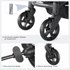 Momfann Wagon Stroller for Baby and Pet