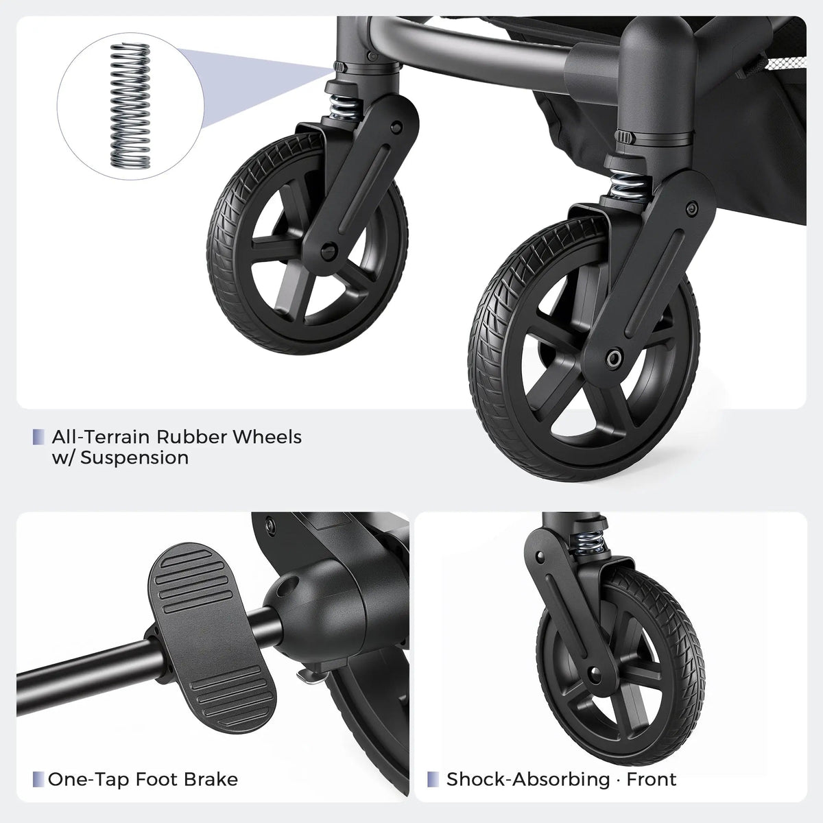 Momfann Wagon Stroller for Baby and Pet