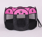 Folding Octagonal Pet Fence Oxford Cloth Cat And Dog Kennel