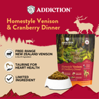 Homestyle Venison & Cranberry Dinner Air-Dried Dog Food