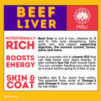 Beef Liver Dog Treats - Freeze-Dried - Single Ingredient