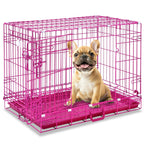 24-42" Pink Wire Dog Crate RED24-42