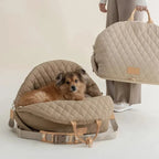 The Verona Luxe Carrier - Quilted Designer Pet Tote-