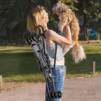 Travel Portable Dog Stroller, Pet Stroller for Small Puppy Dogs & Cats, Up to 33 lbs, Dark Grey