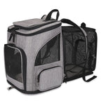 Pet Carrier Backpack Expandable for Cats Dogs Under 18 LB | Breathable Mesh Cat Backpack Carrier Bag | Foldable Dog Backpack