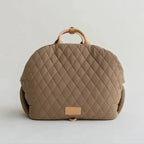 The Verona Luxe Carrier - Quilted Designer Pet Tote-