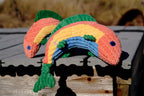 Raucous Rainbow Trout Knottie® Plush Dog Toy