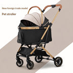 One-touch Folding Detachable Pet Stroller