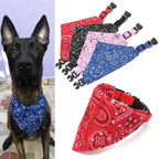 Adjustable Pet Bandana Scarf | Washable Cotton Triangle Collar for Dogs and Cats