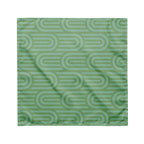 Sebastian & Clementine Scalloped Green Bandana For Dogs and Cats