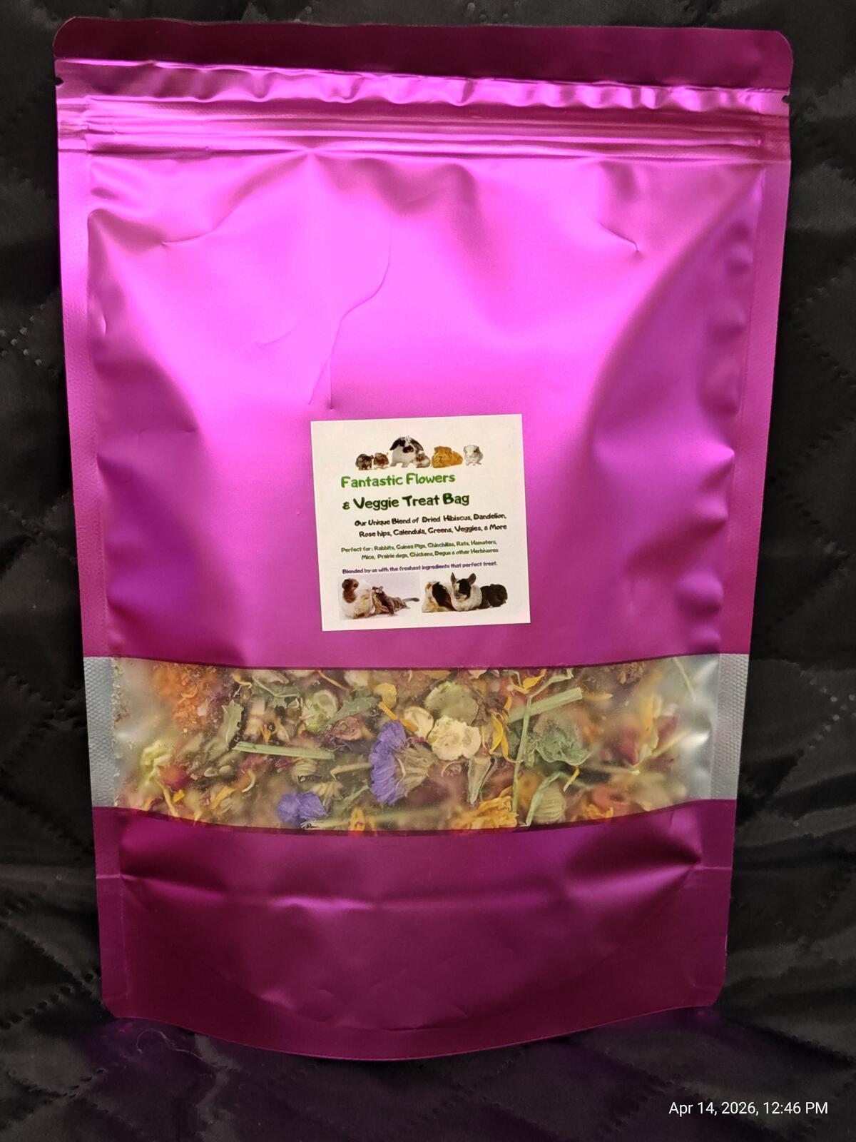 Fantastic Flowers & More  Blend for Chinchillas, Guinea Pigs & Rabbits & More