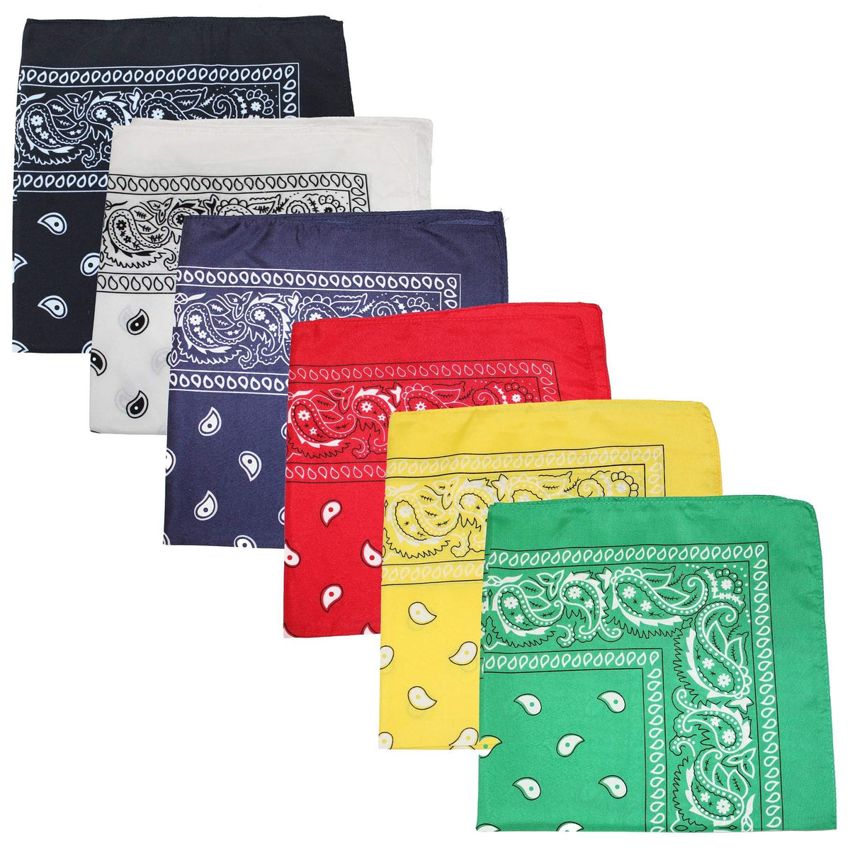 10 Pack Mechaly Dog Bandana Neck Scarf Paisley Polyester Bandanas - Any Pets