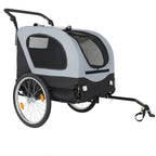 2-in-1 Bike Trailer & Pet Stroller for Dogs up to 110lbs