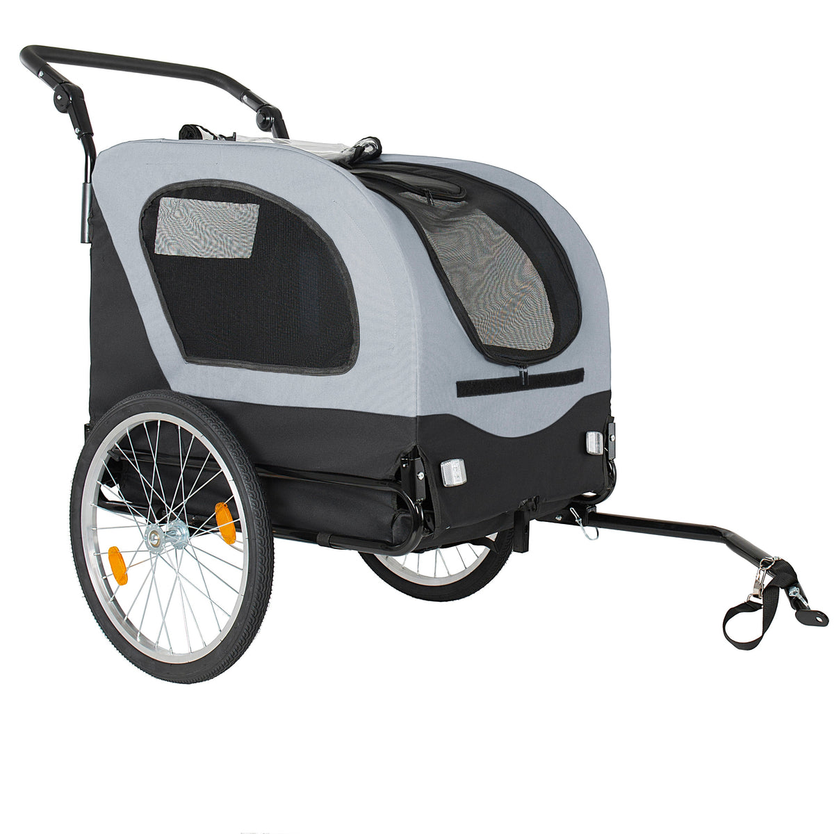 2-in-1 Bike Trailer & Pet Stroller for Dogs up to 110lbs