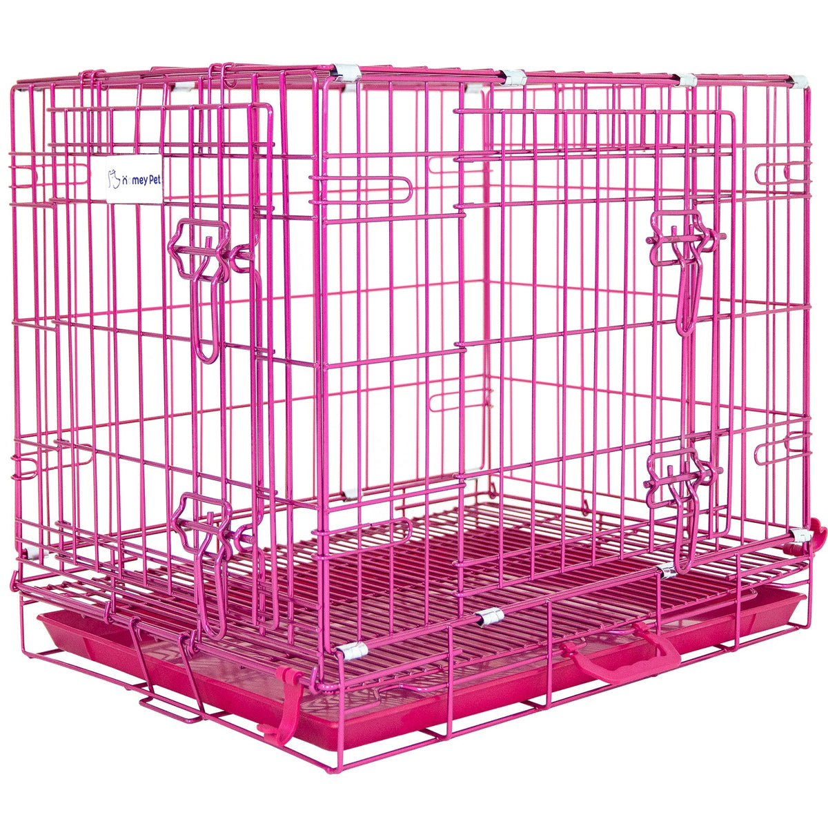 24-42" Pink Wire Dog Crate RED24-42