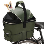 Rear-mounted Pet Basket For Bicycles