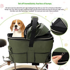 Rear-mounted Pet Basket For Bicycles