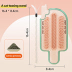 New Ice Cream Shape Cat Rubbing Itch Artifacts Corner Hair Rubbers Cat Self Hi Toys Mint Ball Feather Pet Cat Toys Pet Supplies