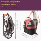 Three-in-one Detachable Folding Pet Stroller