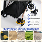 Double Pet Stroller for Dogs and Cats