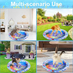 Inflatable Water Sensory Play Mat | Ocean Themed Pet Activity Mat