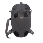 Lepus Space Front Pet Carrier Breathable Mesh Black Medium
