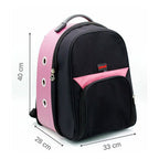 Lepus Astronaut Pet Carrier Pink for Cats and Small Dogs