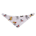 Lepus Patterned Bandana Dog Collar for Small Breeds Size 1