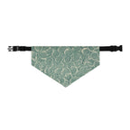 Sebastian & Clementine Green Paint Bandana Collar for Dogs and Cats