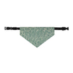Sebastian & Clementine Green Paint Bandana Collar for Dogs and Cats