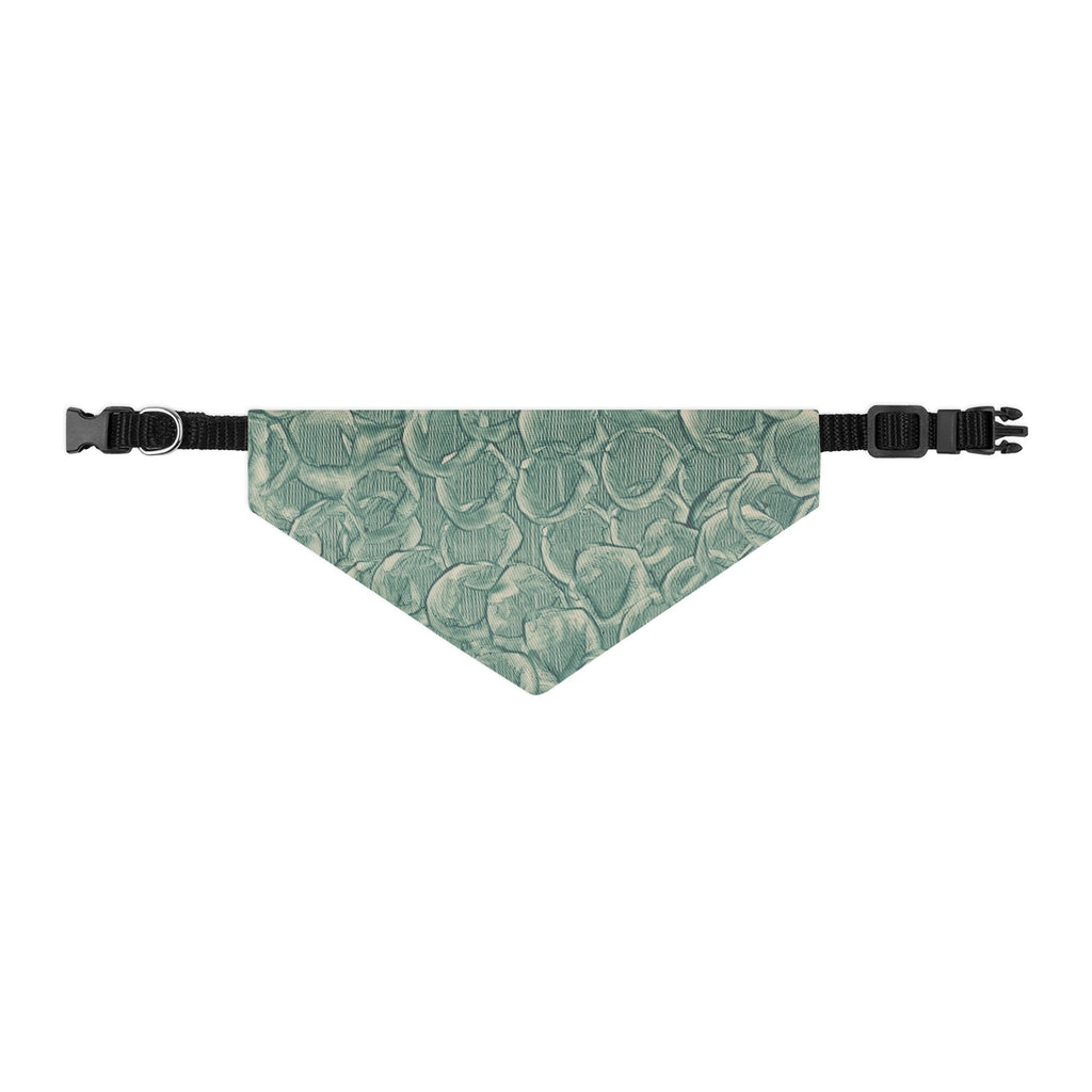 Sebastian & Clementine Green Paint Bandana Collar for Dogs and Cats