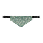 Sebastian & Clementine Green Paint Bandana Collar for Dogs and Cats