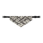 Sebastian & Clementine Abstract Lines Bandana Collar for Dogs and Cats