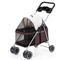 Royalist DTC-807 Foldable Pet Stroller Brown 80x50x103 cm